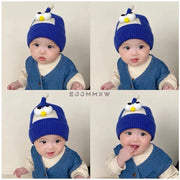 Cute Bear Ear Protection Knitted Winter Hat