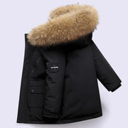 Thick, Warm & Fur Hooded Coat